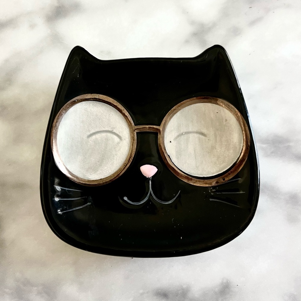 New Kitty Jewelry Dish / Spoon or Teabag Rest
